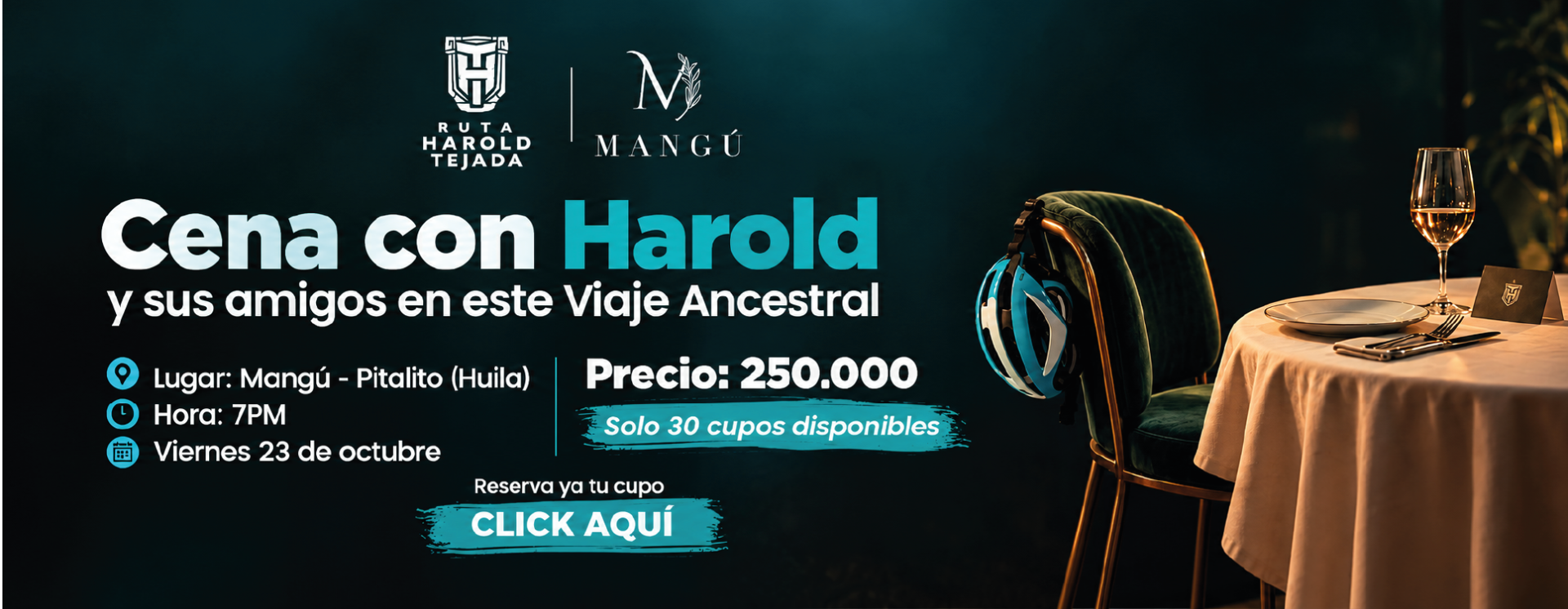 Cena con Harold y sus amigos - Viaje Ancestral